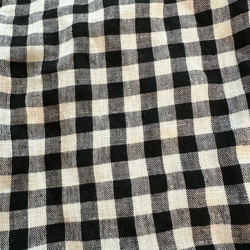J. CREW Fleur top in gingham linen (101) - Picture 5 of 5